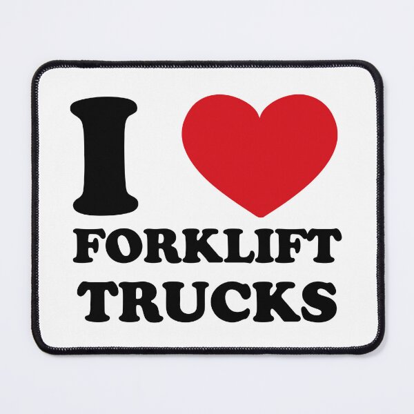 Item preview, I love forklift trucks designed and sold by EmeraldeaArt.