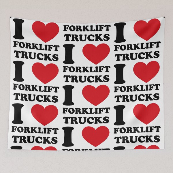 Item preview, I love forklift trucks designed and sold by EmeraldeaArt.