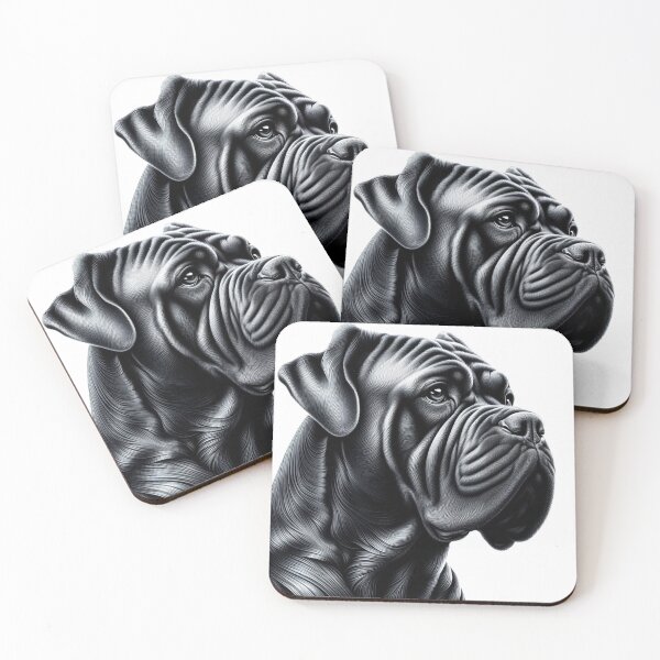 Item preview, Cane Corso Black Dog Lover - Italian Mastiff Art designed and sold by Wasfishop.