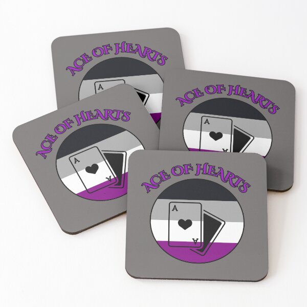 Item preview, Ace of Hearts - LGBTQIA+ Support  designed and sold by SuchWowDesign.