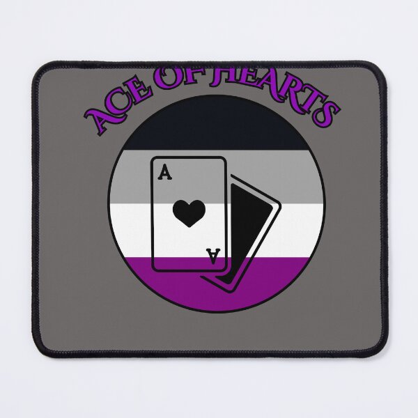 Item preview, Ace of Hearts - LGBTQIA+ Support designed and sold by SuchWowDesign.