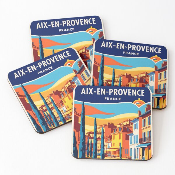 Item preview, Aix en Provence France Vintage Travel Tourism  designed and sold by TravelersGems.