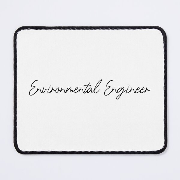 Item preview, Environmental Engineer Typography designed and sold by TheEclecticKat.