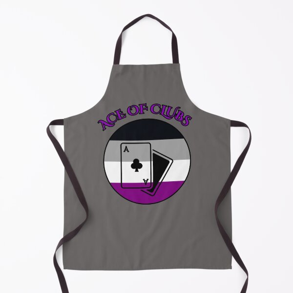 Item preview, Ace of Clubs - LGBTQIA+ Support designed and sold by SuchWowDesign.