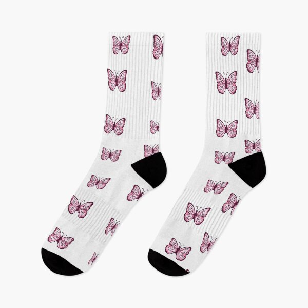 Item preview, Pink butterfly pattern designed and sold by Prettyinpinks.