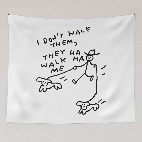 Item preview, I DON'T WALK THEM designed and sold by JustRoweWithIt.