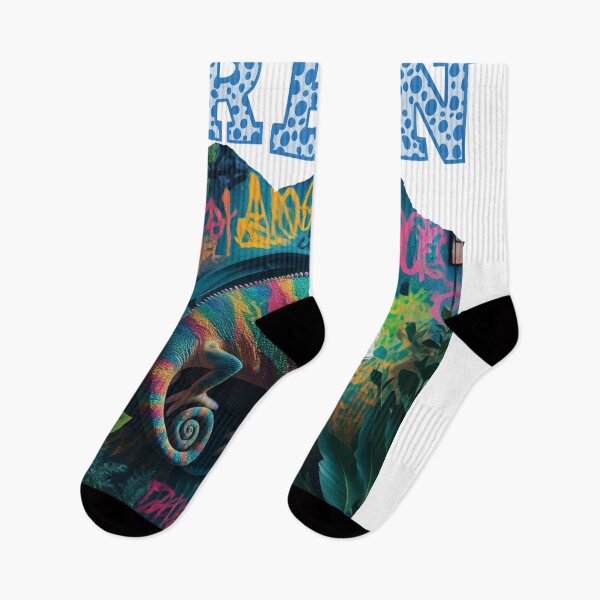 Item preview, graffiti style chameleon design wildstyle designed and sold by StyleFused.