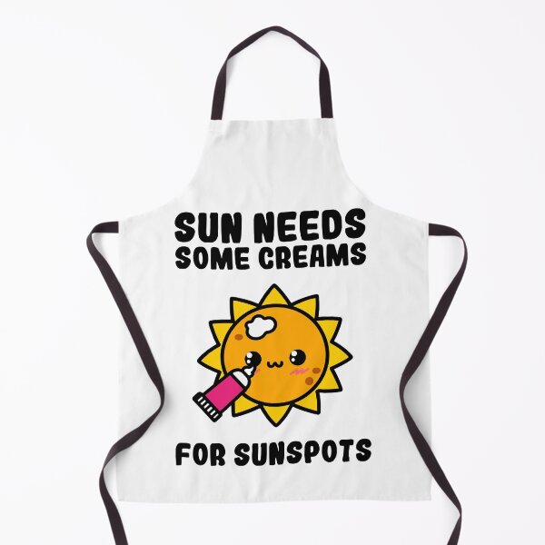 Item preview, Funny Cute Sun Protects Her Skin With Sunscreen To Hide Sunspots designed and sold by Mustapha  ALAHAYANE.