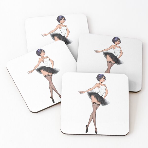 Item preview, cartoon model ballet girl designed and sold by Creative88Art.