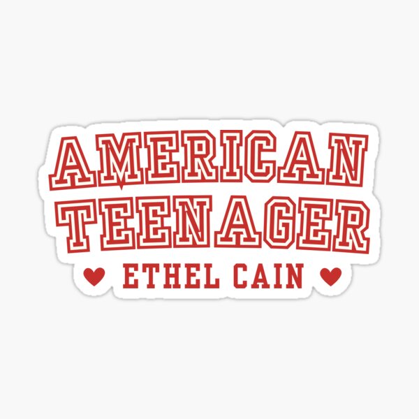 Item preview, Ethel Cain American Teenager Sticker designed and sold by bananaslugbaby.