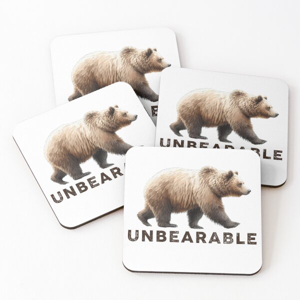 Item preview, Unbearable California Bear, Cute Bear, Cute Animals designed and sold by SnuggleSafari.