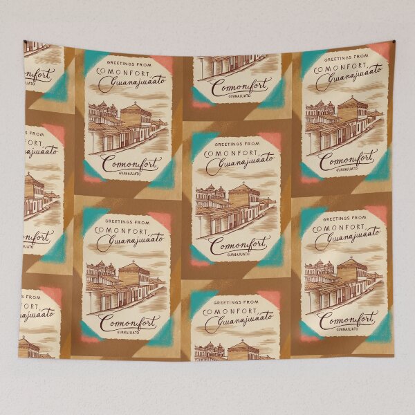 Item preview, Comonfort Guanajuato Mexico Magic Town Postcard Vintage Travel designed and sold by TravelPostcardGems.