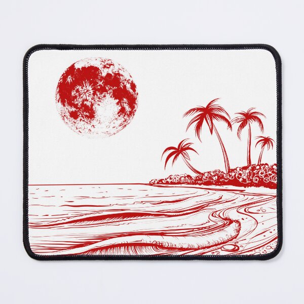 Item preview, Blood Moon Island - T-Shirt Design designed and sold by BeWilDesigns.