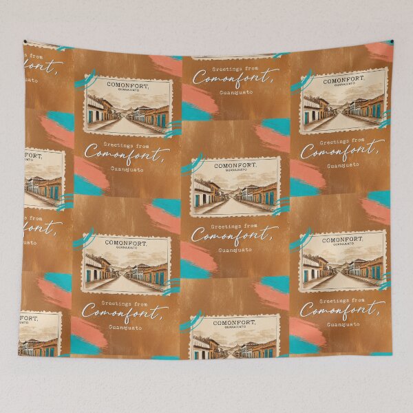 Item preview, Greetings from Comonfort Guanajuato Mexico Magic Town Postcard Vintage Travel designed and sold by TravelPostcardGems.