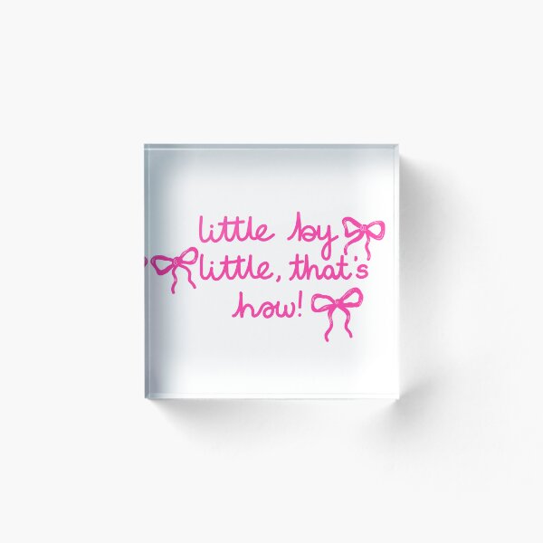 Item preview, Little by little, that’s how (coquette) designed and sold by Prettyinpinks.
