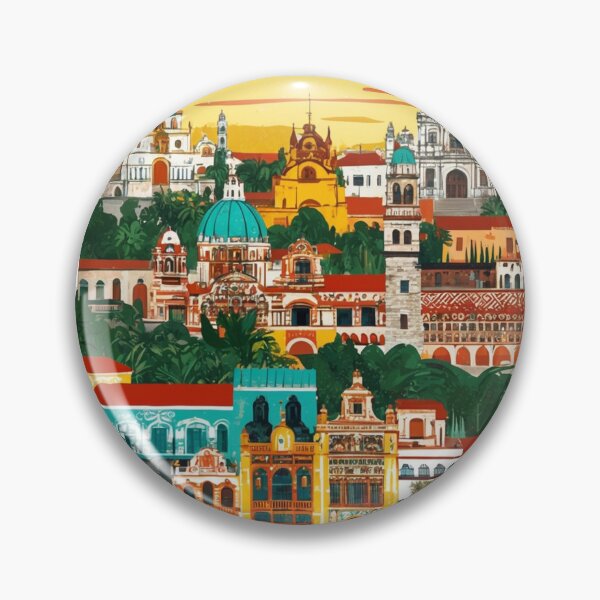 Item preview, Santiago Nuevo Leon Mexico Magic Town Postcard Vintage Travel designed and sold by TravelPostcardGems.