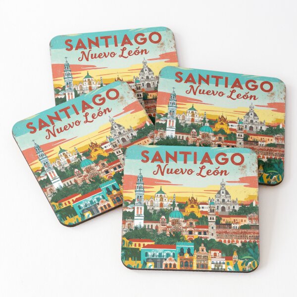 Item preview, Santiago Nuevo Leon Mexico Magic Town Postcard Vintage Travel designed and sold by TravelPostcardGems.
