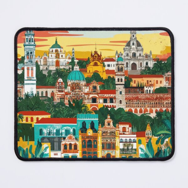 Item preview, Santiago Nuevo Leon Mexico Magic Town Postcard Vintage Travel designed and sold by TravelPostcardGems.