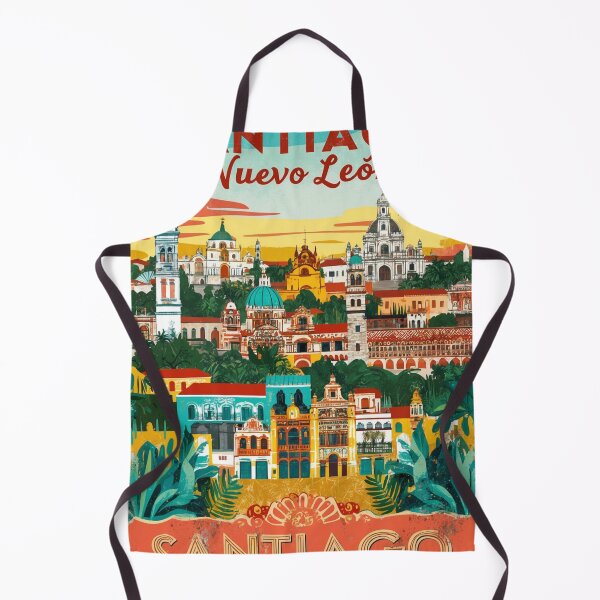 Item preview, Santiago Nuevo Leon Mexico Magic Town Postcard Vintage Travel designed and sold by TravelPostcardGems.