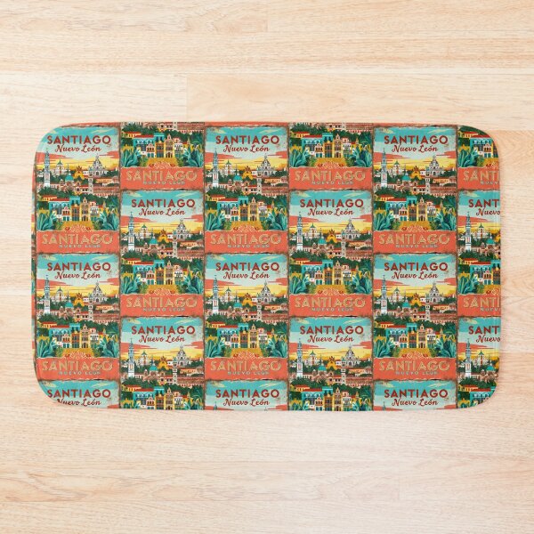 Item preview, Santiago Nuevo Leon Mexico Magic Town Postcard Vintage Travel designed and sold by TravelPostcardGems.