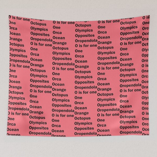 Item preview, The O is for one: Alphabet a-z Words - Alphabet Words designed and sold by matrixvip.