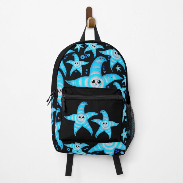 Item preview, cute cyan spiral starfish - dark designed and sold by doveydotdraws.