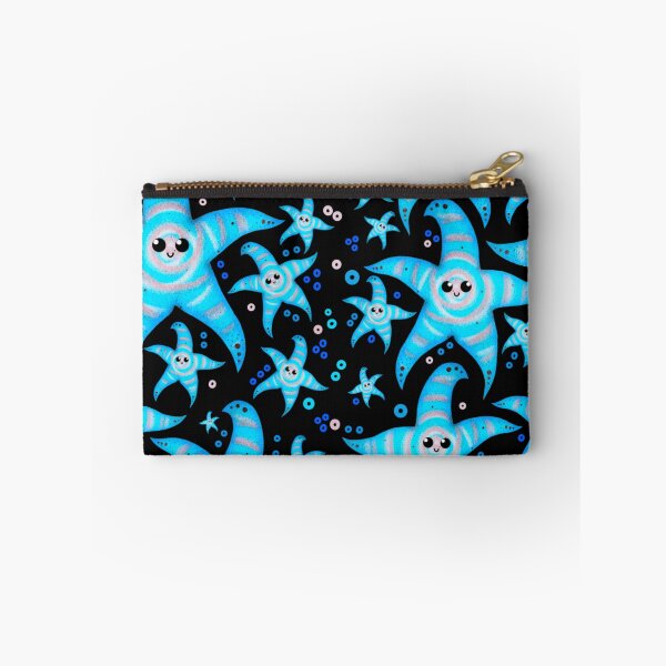 Item preview, cute cyan spiral starfish - dark designed and sold by doveydotdraws.