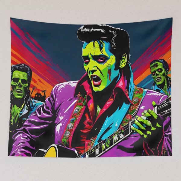 Item preview, Zombie Elvis designed and sold by AIncredible.