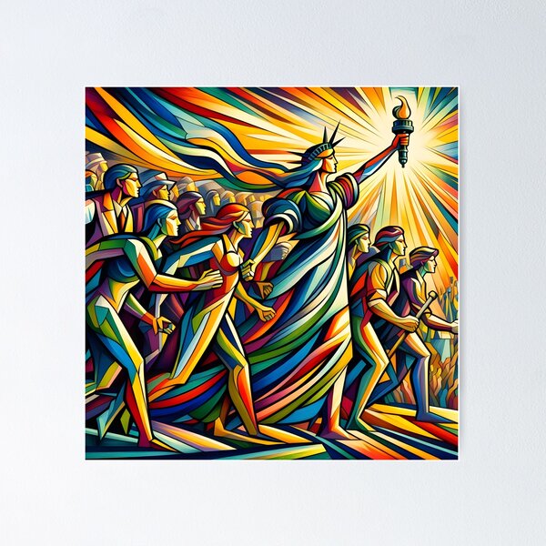 Liberty leading the people Poster