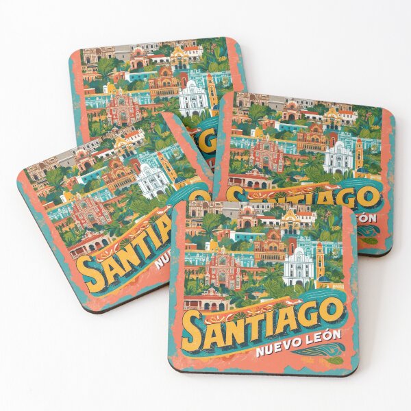 Item preview, Santiago Nuevo Leon Mexico Magic Town Postcard Vintage Travel designed and sold by TravelPostcardGems.