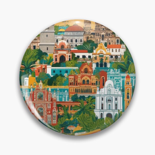 Item preview, Santiago Nuevo Leon Mexico Magic Town Postcard Vintage Travel designed and sold by TravelPostcardGems.