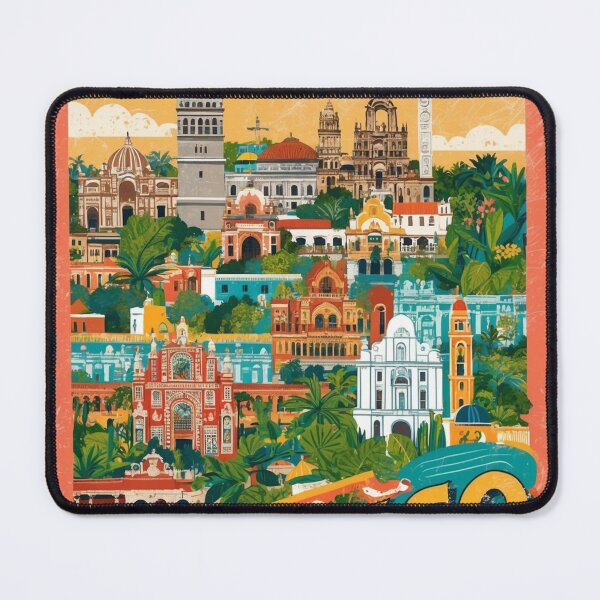 Item preview, Santiago Nuevo Leon Mexico Magic Town Postcard Vintage Travel designed and sold by TravelPostcardGems.