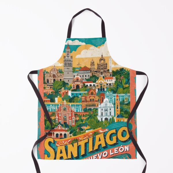 Item preview, Santiago Nuevo Leon Mexico Magic Town Postcard Vintage Travel designed and sold by TravelPostcardGems.