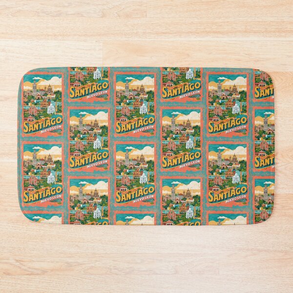Item preview, Santiago Nuevo Leon Mexico Magic Town Postcard Vintage Travel designed and sold by TravelPostcardGems.