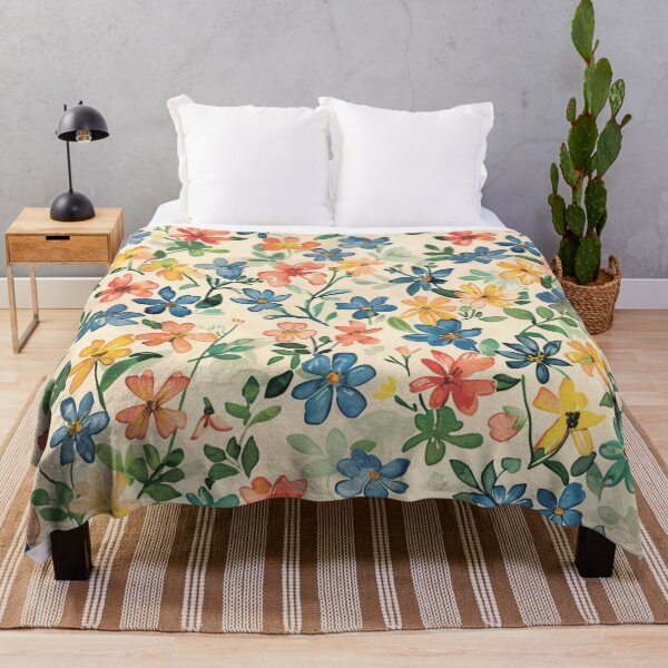 Item preview, Floral pattern. Colorful flowers. Field flowers designed and sold by MagelliShop.