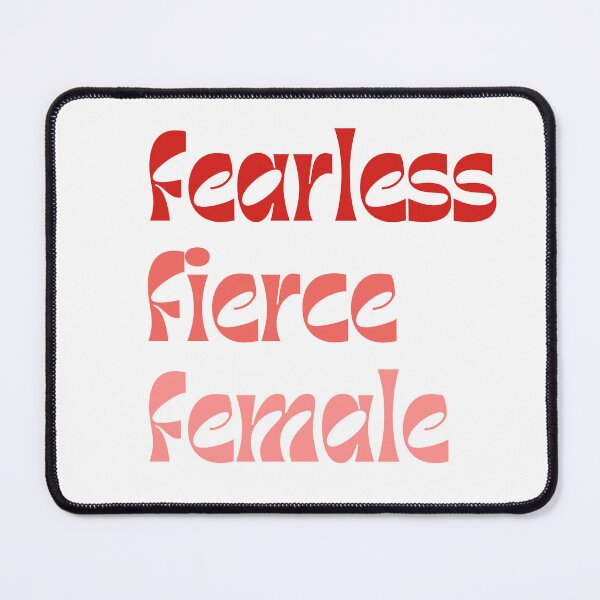 Item preview, Fearless Fierce Female designed and sold by TinaCreArtive.