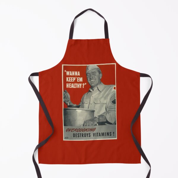 Item preview, Retro Vintage World War II Vitamins Healthy Food Cooking Poster designed and sold by Vintage-TM.