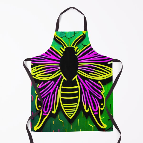 Artikelvorschau, Lebendiges Neon-Bienen-Design entworfen und verkauft von GrizzlyCollective.