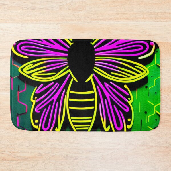 Item preview, Vibrant Neon Bee Design designed and sold by GrizzlyCollective.