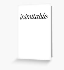 Inimitable + Actor Theatre Musical Greeting Card