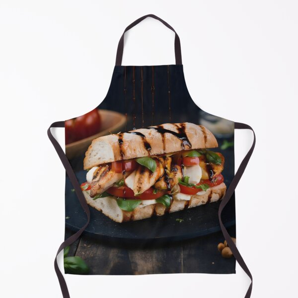 Item preview, Grilled chicken in a bun. designed and sold by MyHappyArtShop.