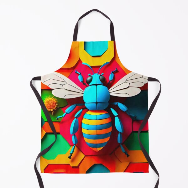 Artikelvorschau, Lebendiges Neon-Bienen- und Bienenstock-Design entworfen und verkauft von GrizzlyCollective.