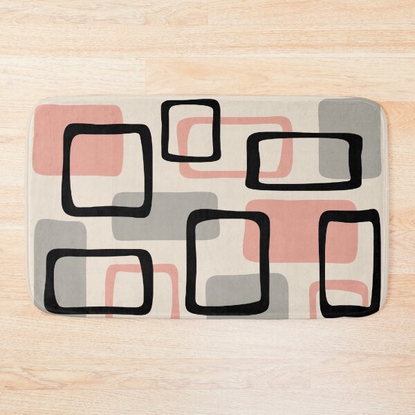 Item preview, Mid Century Modern Abstract Squares Pattern designed and sold by tonymagnerart.