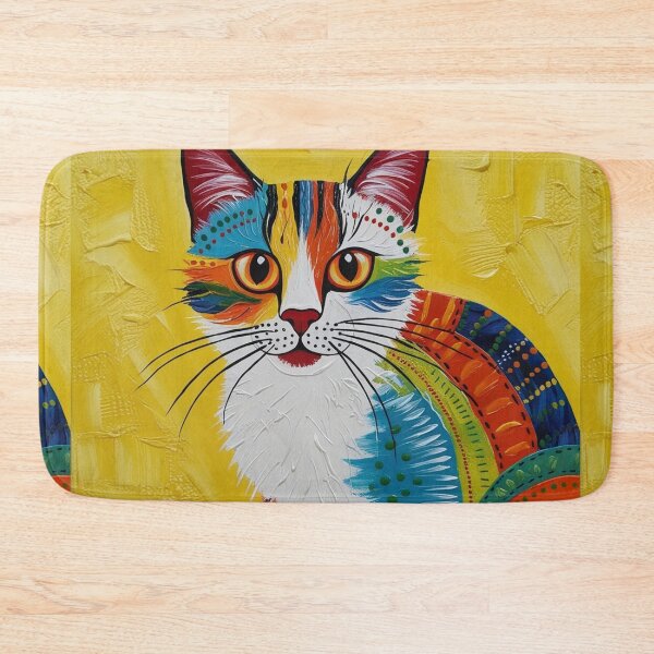 Item preview, Cheerful Patchwork Kitty designed and sold by FatGiantCat.