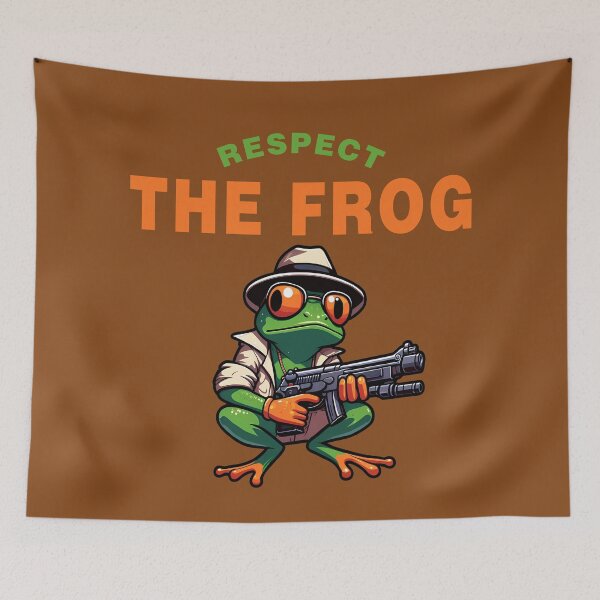 Item preview, Respect the frog  designed and sold by Theinspira1.