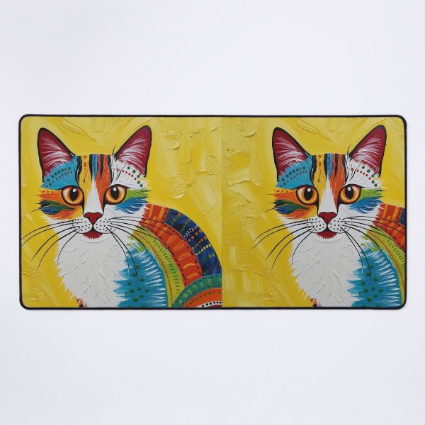 Item preview, Cheerful Patchwork Kitty designed and sold by FatGiantCat.