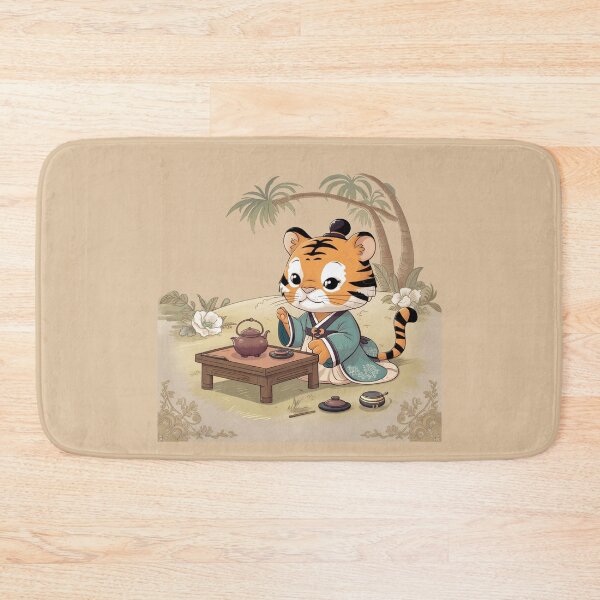 Item preview, Tiger and Tea Ceremony designed and sold by Globalcitytees.