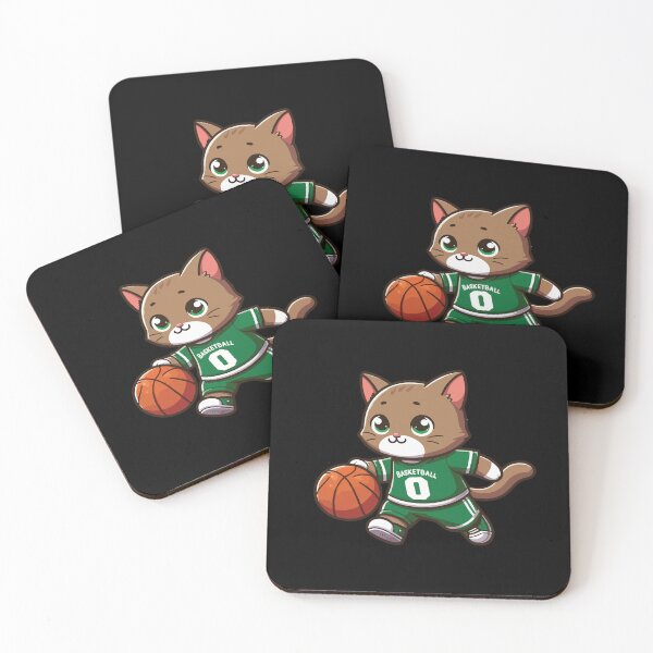 Item preview, Cute Basketball Cat in Action designed and sold by SOMI SOMI.