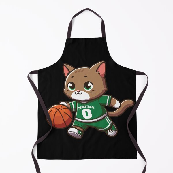Item preview, Cute Basketball Cat in Action designed and sold by SOMI SOMI.