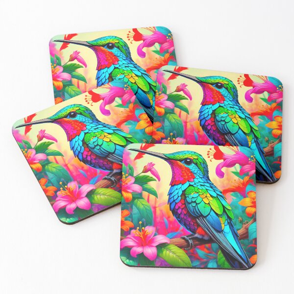 Item preview, Beautiful Colorful Hummingbird designed and sold by GrizzlyCollective.